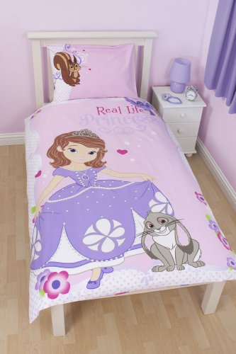 Disney Sofia The First Amulet Single Panel Duvet Set, Multi-Colour