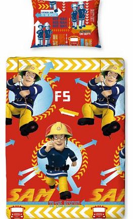 Fireman Sam Alarm Single Rotary Duvet Set