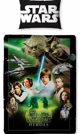 Star Wars Saga 2-in-1 Panel Duvet, Single