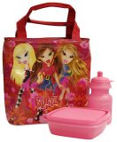 Bratz Carousel Cabaret Premium Lunch Bag Kit (Sandwich Box and Bottle)