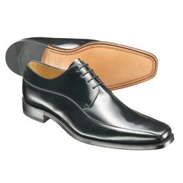 Black Islington Twin Seam Derby Shoes