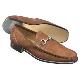 Brown Burlington Suede Loafers