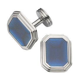 Charles Tyrwhitt Royal Blue Enamel Cufflinks