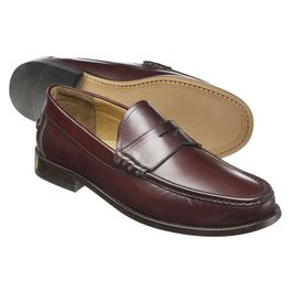 Wine Kew Penny Loafers