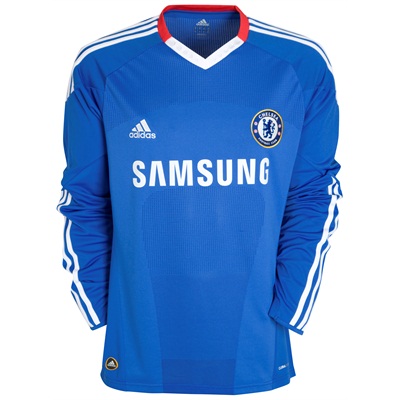 Adidas 2010-11 Chelsea Adidas Long Sleeve Home Shirt