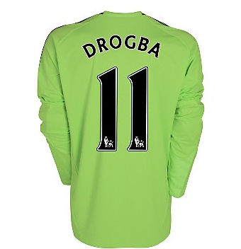 Adidas 2010-11 Chelsea Long Sleeve Third Shirt (Drogba