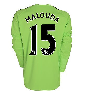 Adidas 2010-11 Chelsea Long Sleeve Third Shirt (Malouda