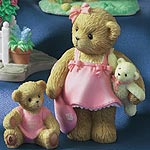 Cherished Teddies I Love Mum- Mum Loves Me - Girl Ornament