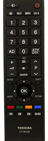 *BRAND NEW* TOSHIBA REMOTE CONTROL FOR LCD TV MODELS 32AV834B * 32BV711B