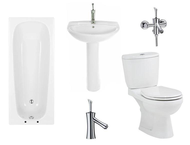 Suite Package A-s (basin wc steel bath taps)