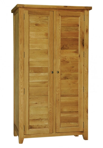 Grand Oak 2 Door Wardrobe