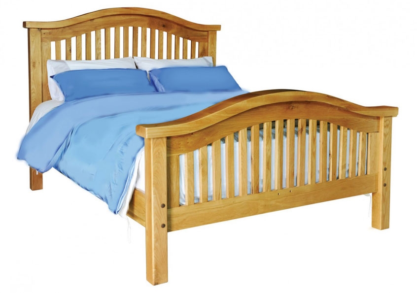 Grand Oak Bedstead - Double, King Size