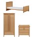 Wardrobe, Cot Bed & Changing Unit Set