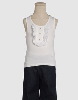 TOP WEAR Sleeveless t-shirts GIRLS on YOOX.COM