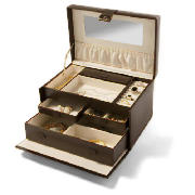 Leather Effect Jewellery Box