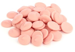 Pink chocolate chips - Large 1000g bag