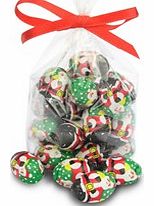 Santa chocolate eggs - Bag of 100