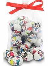 Snowmen chocolate eggs - Bag of 30