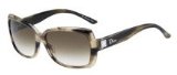 DIOR MINI 2 Sunglasses WT3 (DB) DRK HORN (BROWNGREY SF) 58/15 Medium