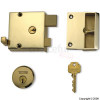 50mm Brasslux Finish Cylinder Lock