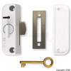 8K100 White Finish Window Lock