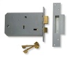 Horizontal 2 Bolt Mortice Lock Satin 3J60
