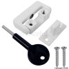 White Finish Window Locks Pack of 4