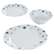 Painted Spot Dinner Set 12pc