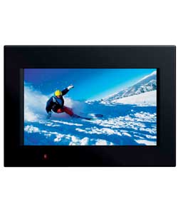 8in Black Digital Photo Frame