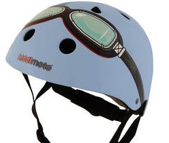 Kiddimoto Blue Goggles Helmet