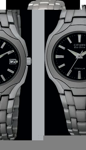 Exclusive Eco-Drive Ladies Titanium