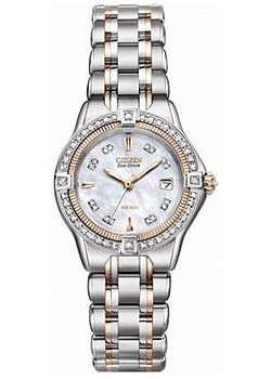 ladies bicolour watch EW2066-58D