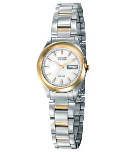 Ladies Eco-Driver Two Tone Bracelet Watch