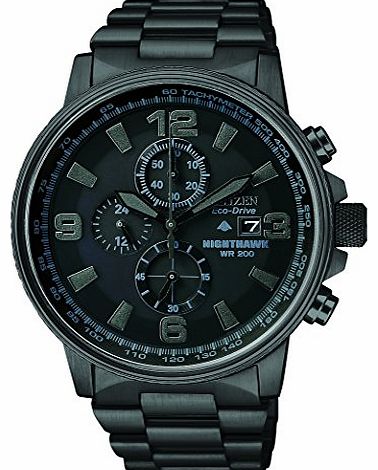 Mens CA0295-58E Eco-Drive Nighthawk Watch