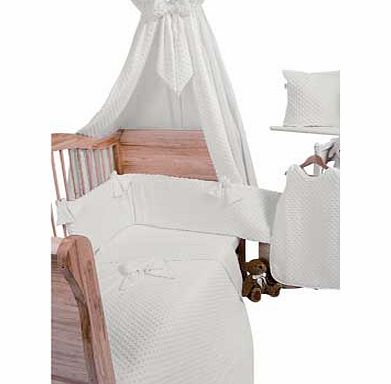 Clair de Lune Dimple 5 Piece Cot/Cot Bed Bedding