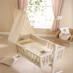 Rocking Cradle Quilt And Bumper Set  Beau Bear