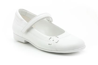 Bridalbabe Jnr White Leather