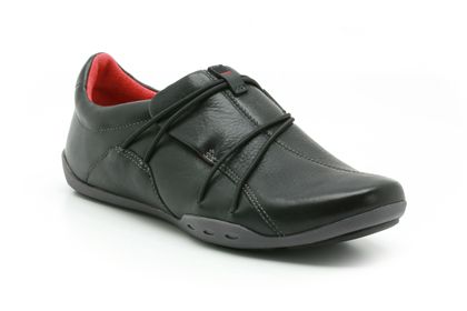 Emery Glow Black Leather