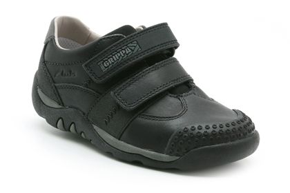 Clarks Gravel Mover Black Leather