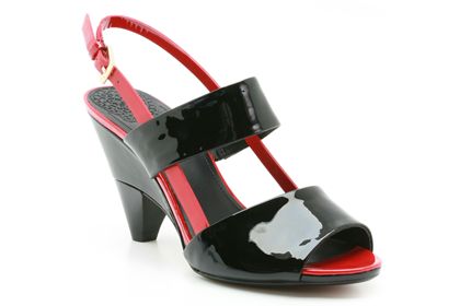 Tidal River Black/Red Patent