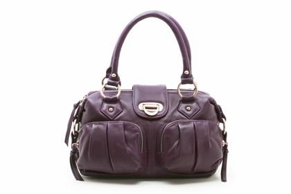 Tumble May Purple Leather