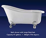 Slipper Roll Top Bath 1550mm