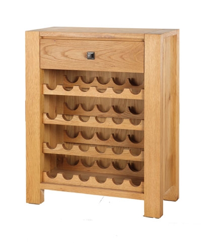 clermont Oak Wine Rack