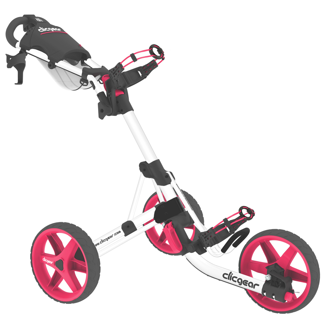 3.5 Golf Trolley Gloss White/Pink