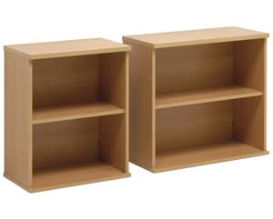 Clio desk high bookcases