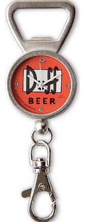 THE SIMPSONS DUFF BEER BOTTLE OPENER WITH CLOCK