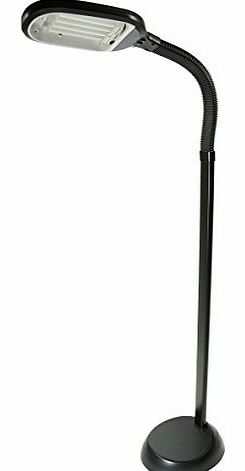 High Vision Floor Reading Light Daylight Lamp - Black