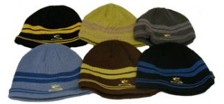 TOUR BEANIE 2008 STRIPED Mustard Yellow/Beige