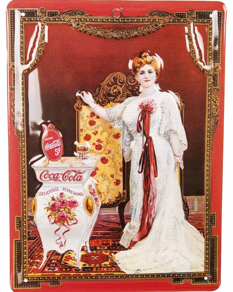 Vintage Lady 20 x 30cm 3D Embossed