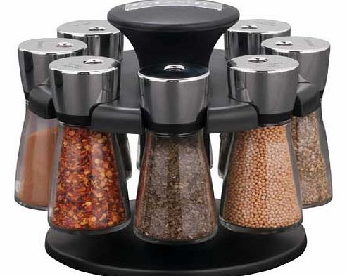 Cole  Mason 8 Jar Revolving Spice Rack